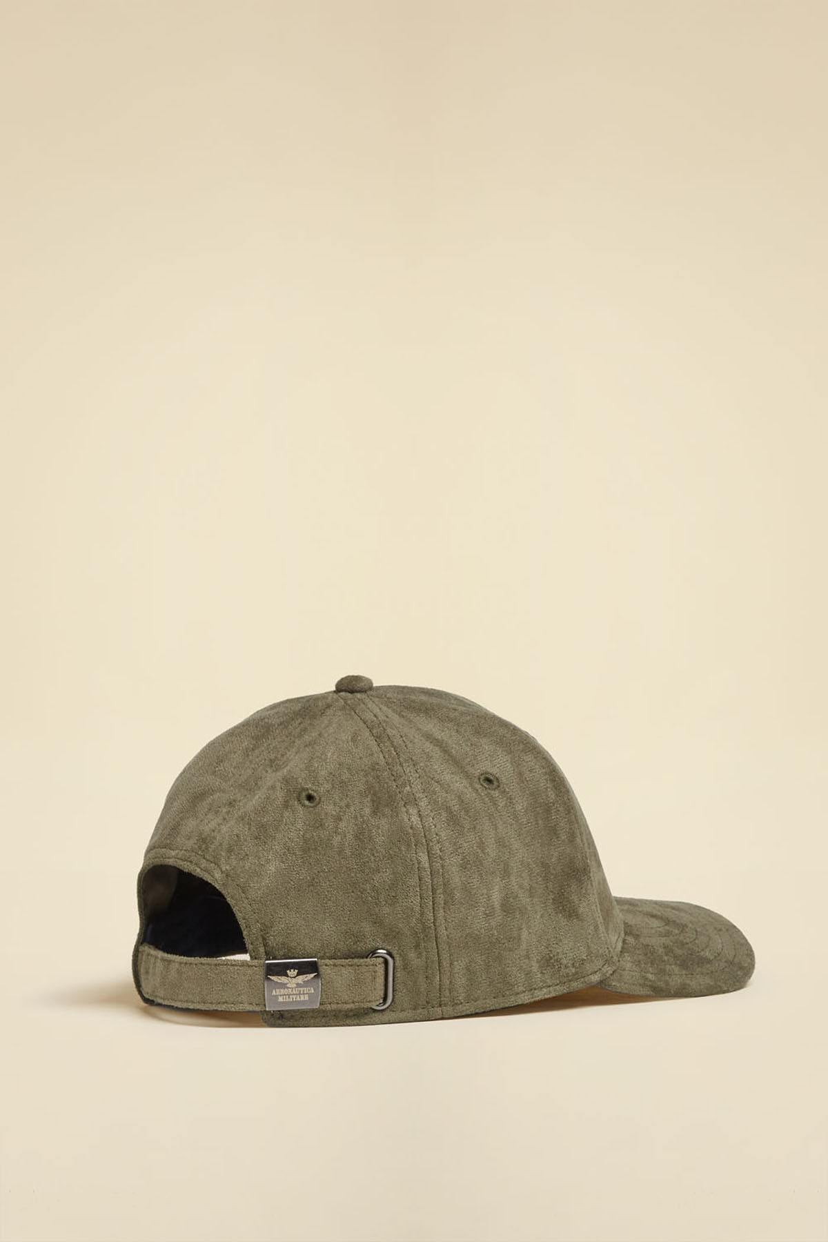 Beige suede cap - Image n°4