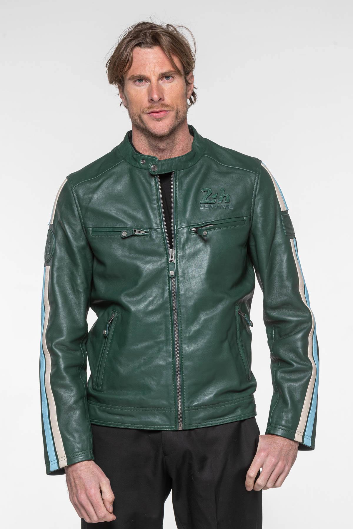 Le Mans 66 green leather jacket - Image n°5