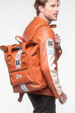 24h Le Mans rust orange backpack - Image n°5