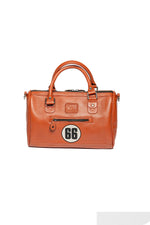 Orange racing handbag for women - Image n°3