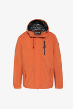 Ultra-lightweight orange windbreaker - Image n°1