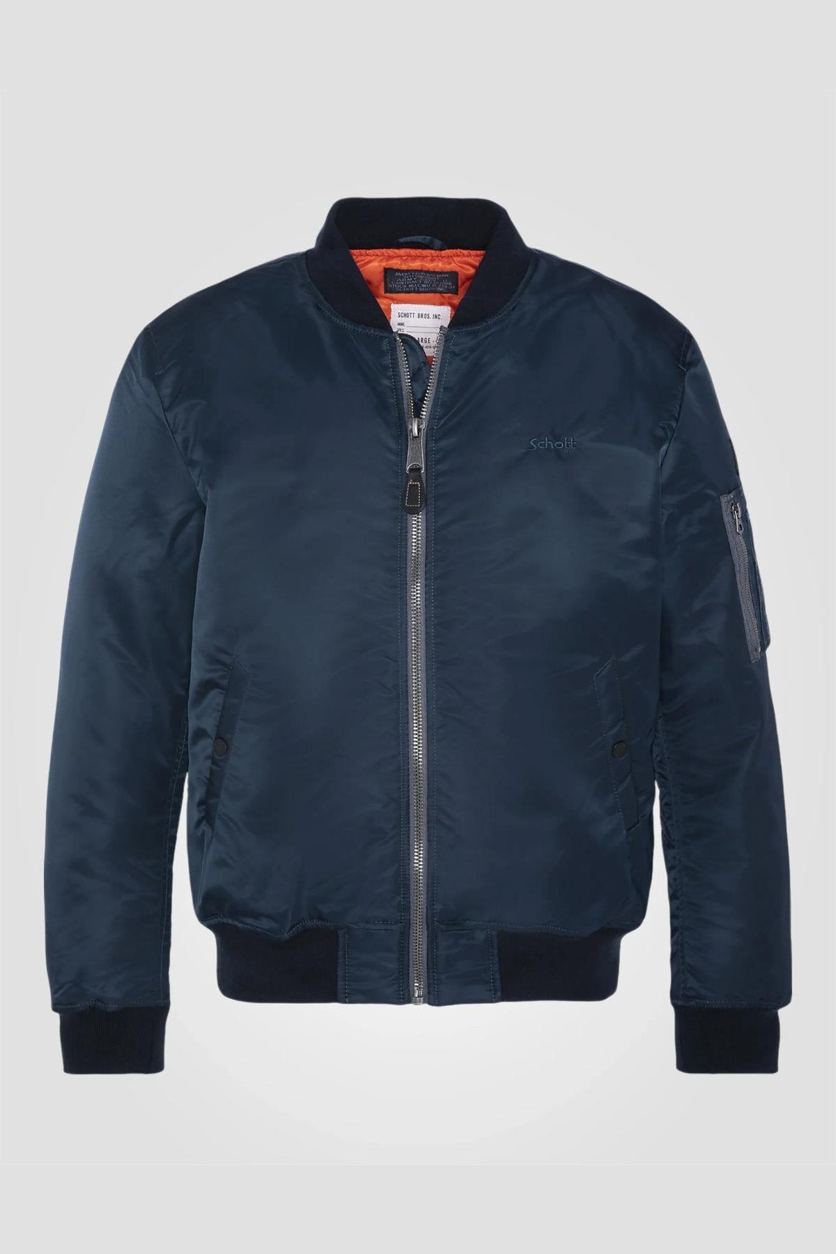 Navy blue MA-1 bomber jacket - Image n°1