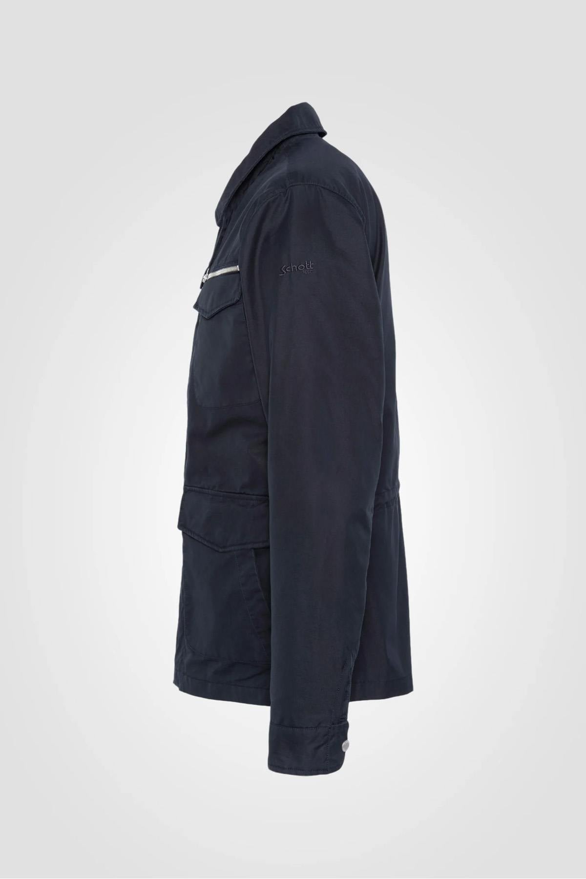 Navy blue combat jacket - Image n°2