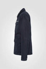 Navy blue combat jacket - Image n°2