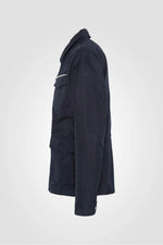 Navy blue combat jacket - Image n°2