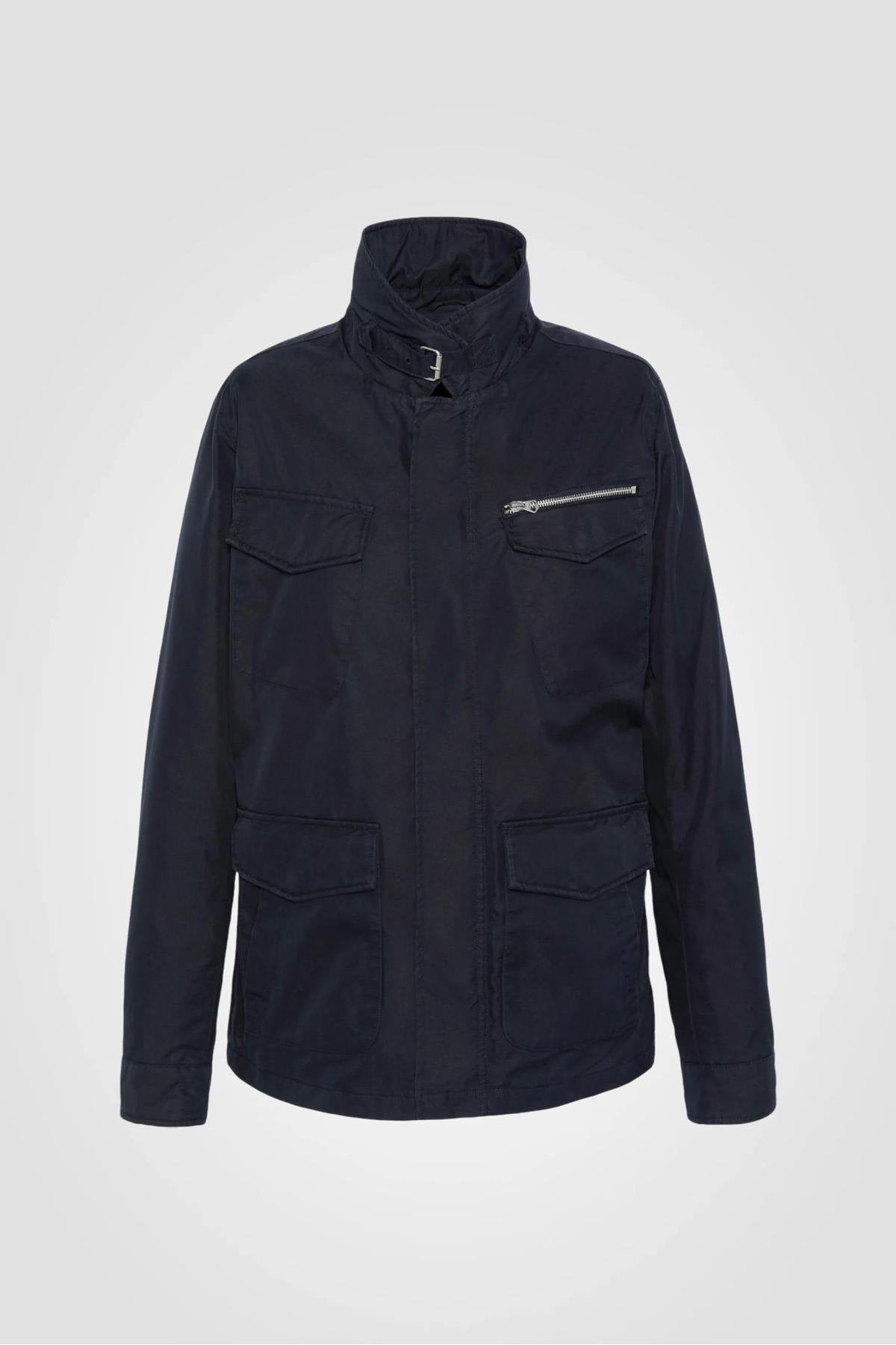 Navy blue combat jacket - Image n°3