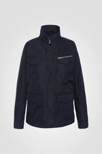 Navy blue combat jacket - Image n°3