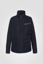 Navy blue combat jacket - Image n°3