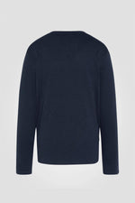 Long-sleeved T-shirt with Tunisian collar - Image n°3