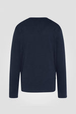 Long-sleeved T-shirt with Tunisian collar - Image n°3