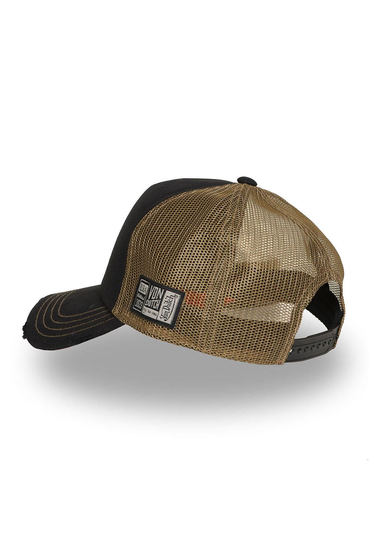 Brown and black California Motorcycle Cap - Image n°4