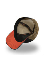 Brown and black California Motorcycle Cap - Image n°6
