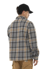 Checked overshirt jacket - Image n°2