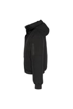 Black polyester hooded jacket - Image n°4