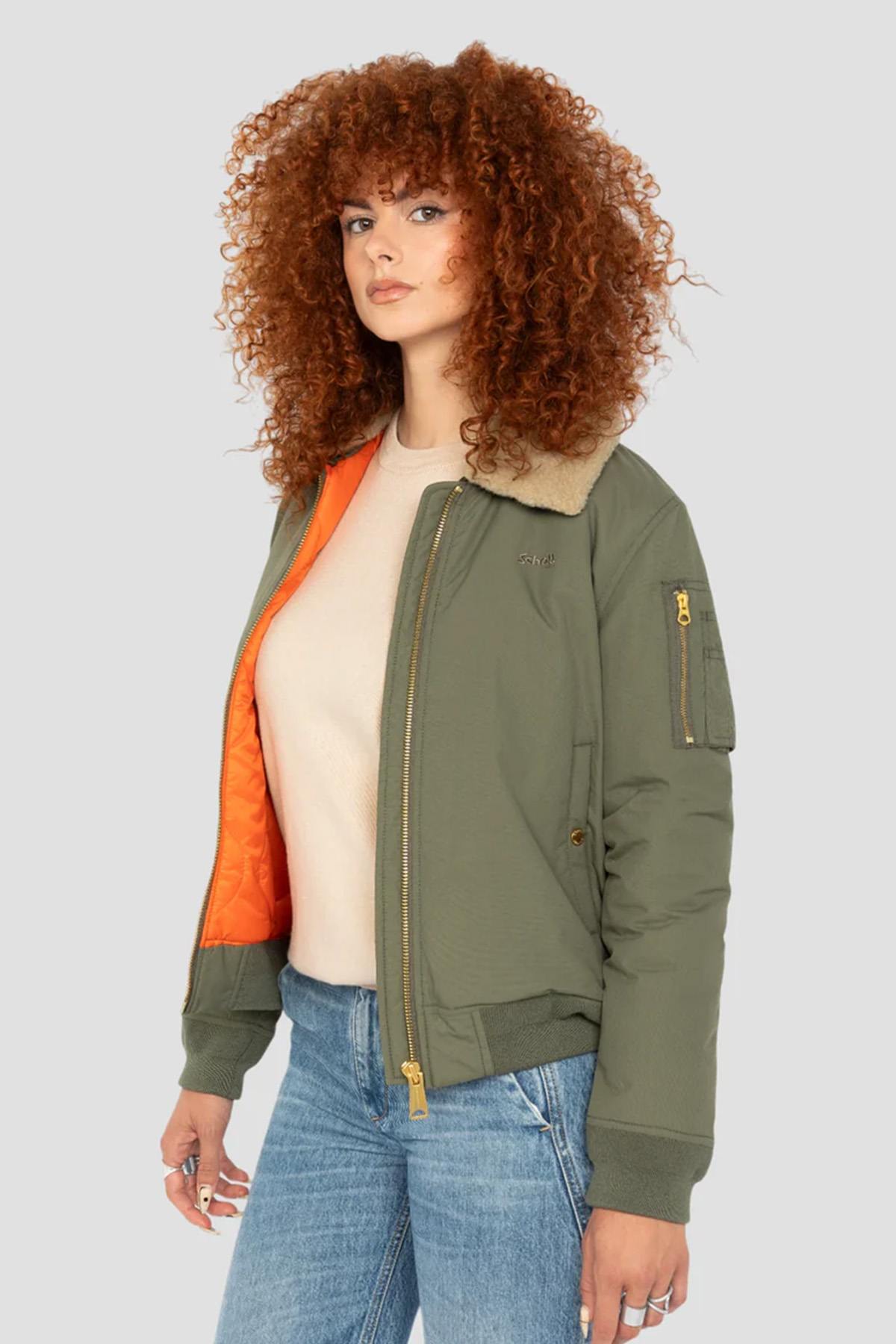 Sage and beige B-15 army jacket - Image n°4