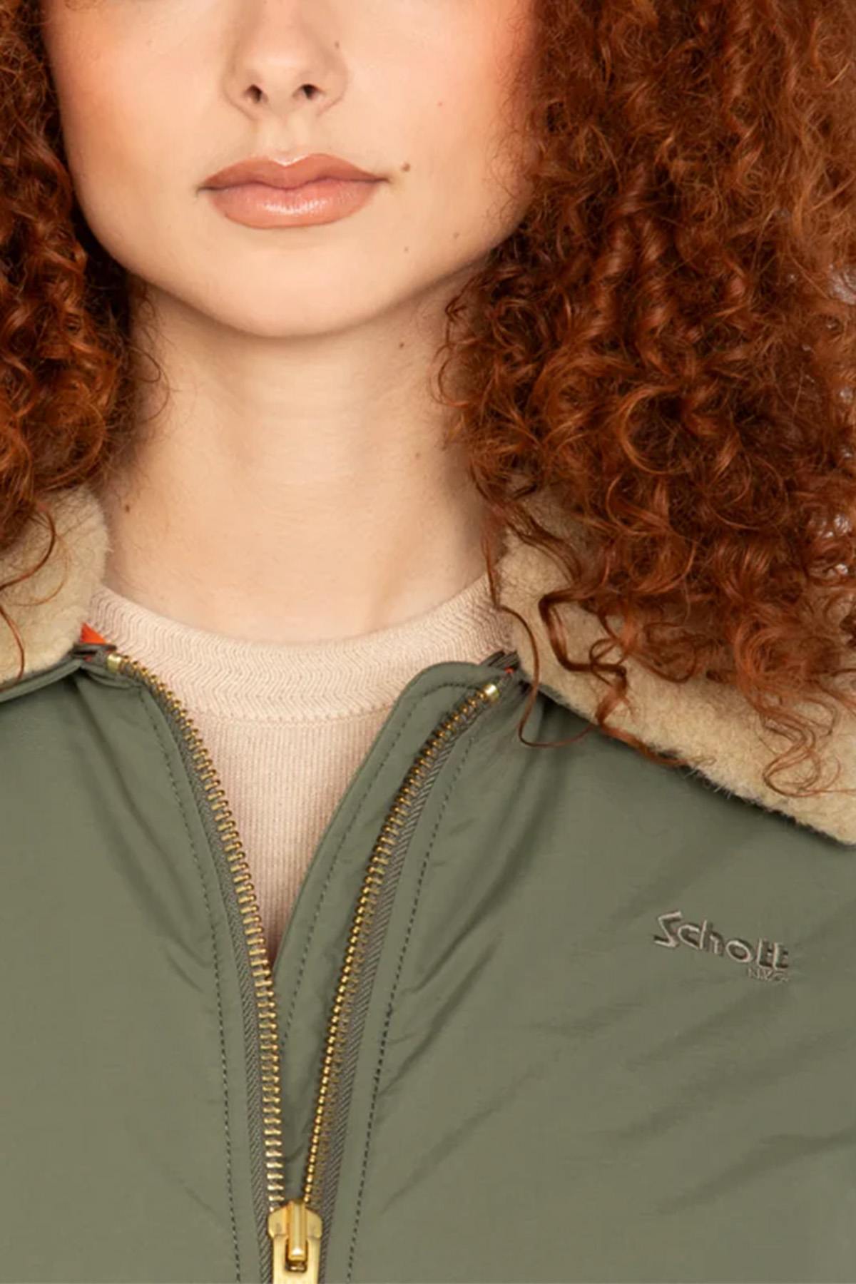 Sage and beige B-15 army jacket - Image n°6