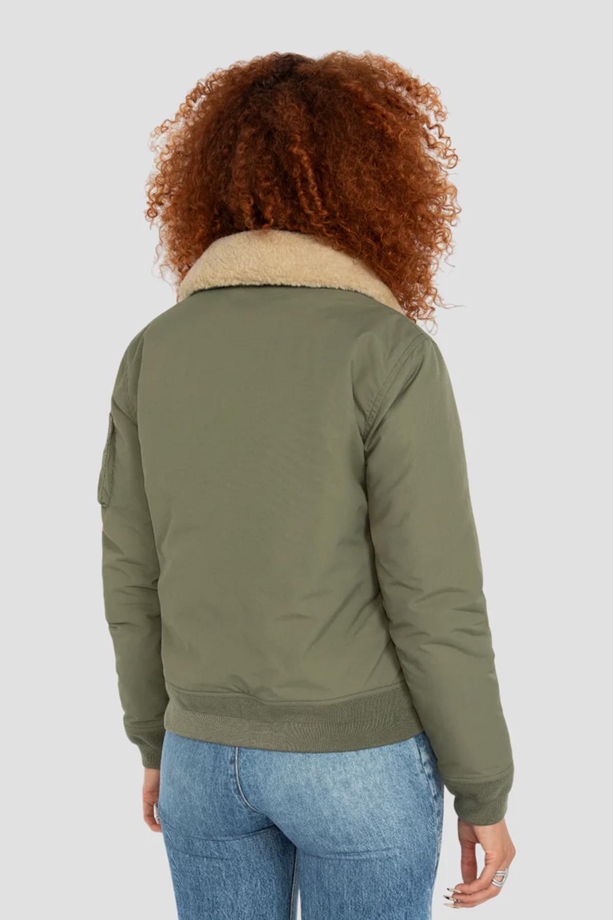 Sage and beige B-15 army jacket - Image n°5