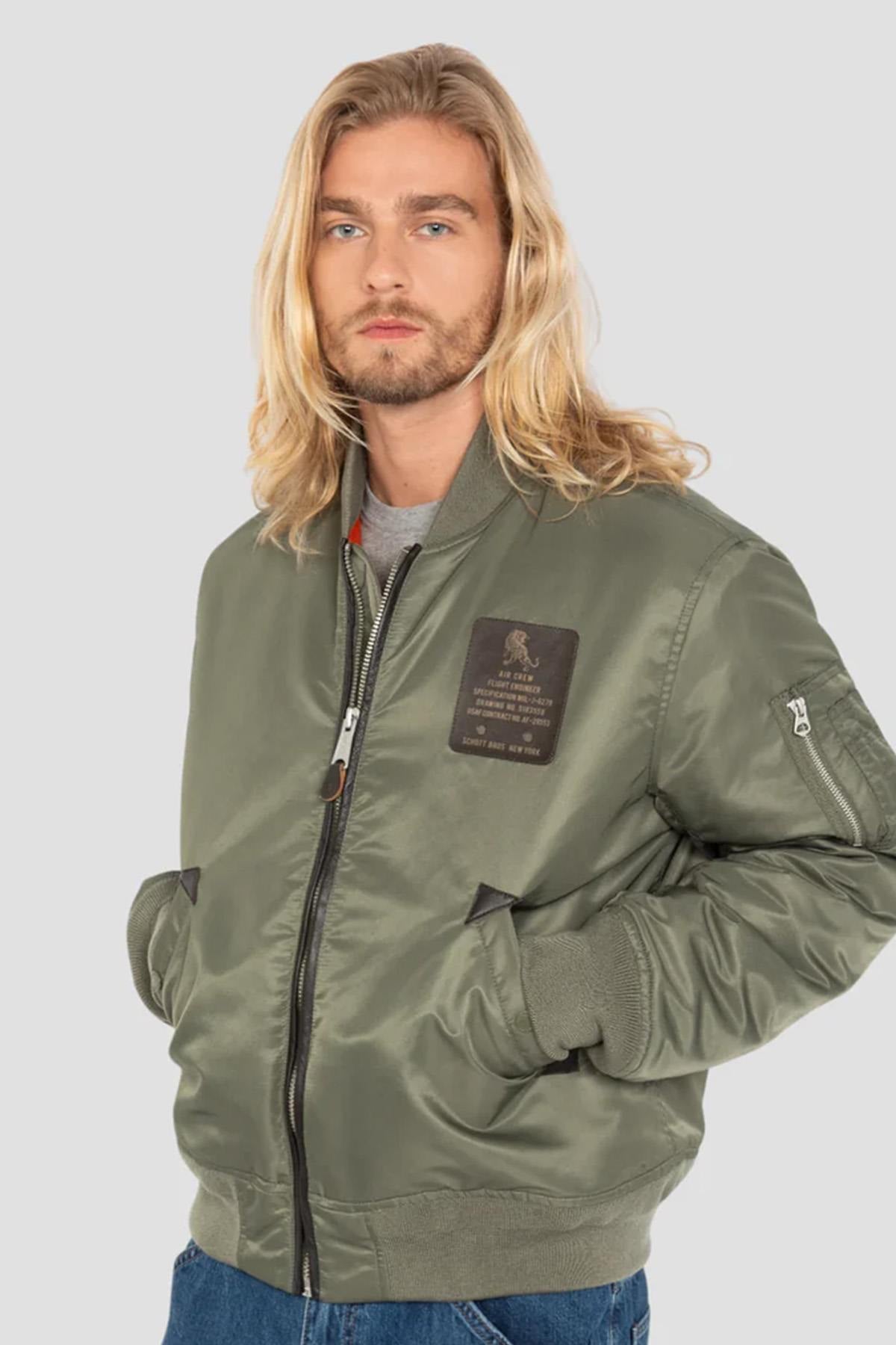 MA-1 Sage Khaki Limited Edition Bomber Jacket - Image n°1