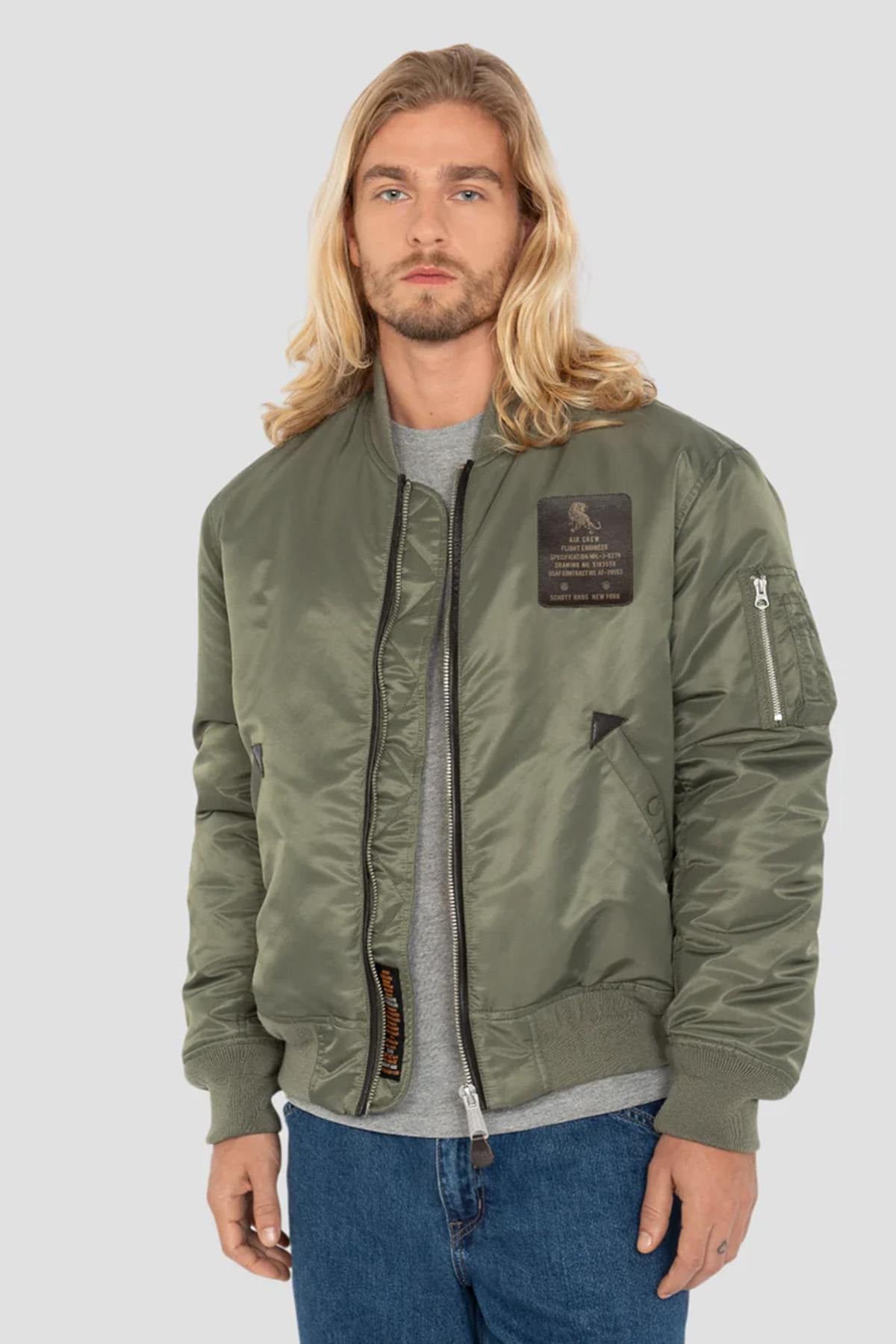 MA-1 Sage Khaki Limited Edition Bomber Jacket - Image n°4