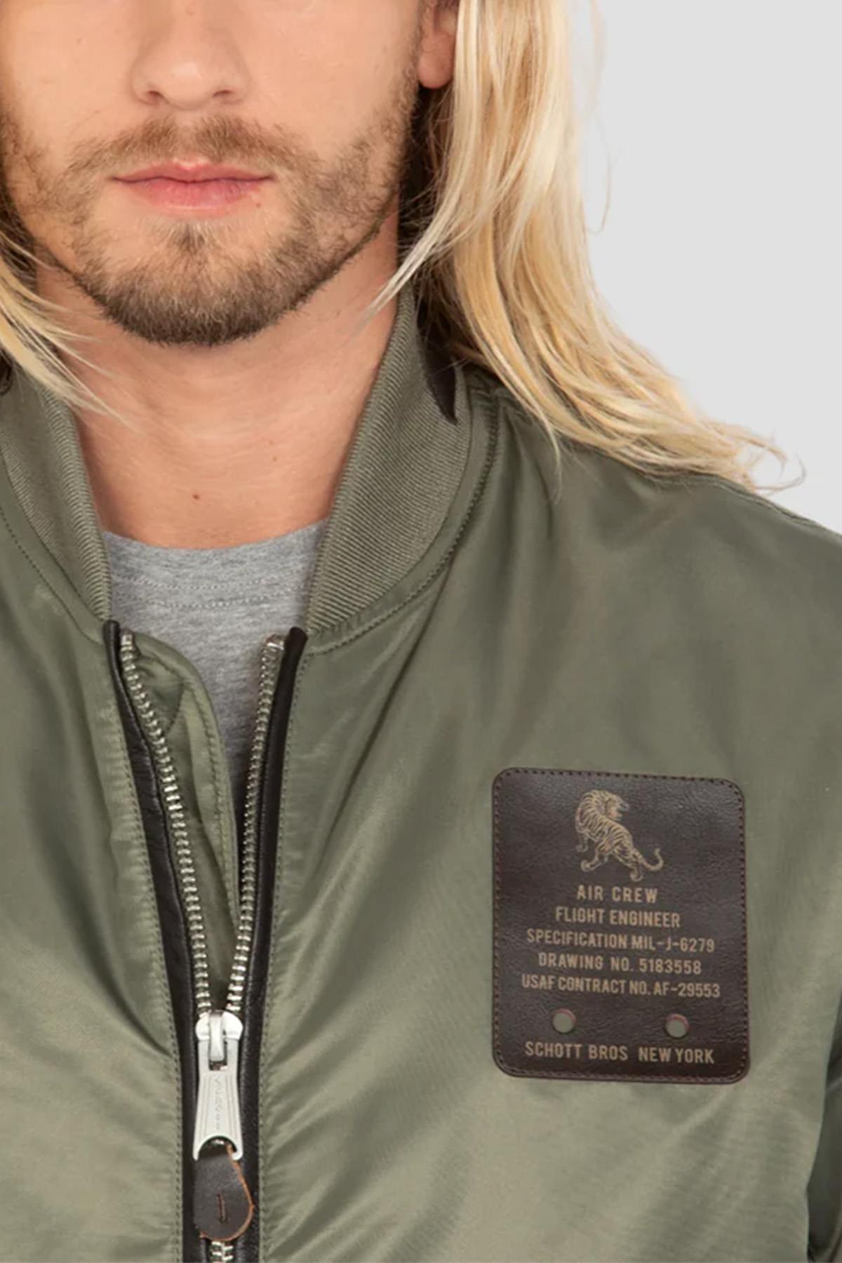 MA-1 Sage Khaki Limited Edition Bomber Jacket - Image n°2