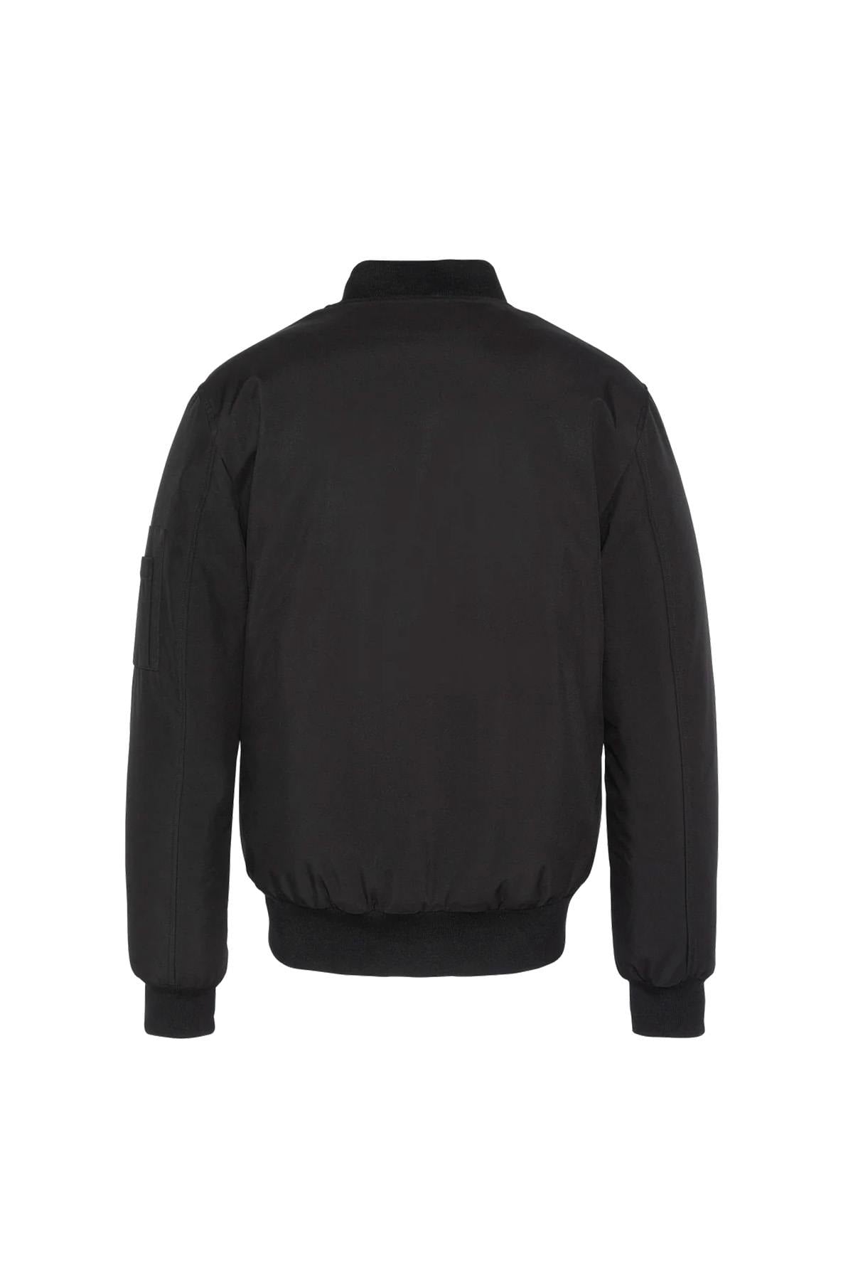Lightweight black softshell bomber jacket - Image n°8