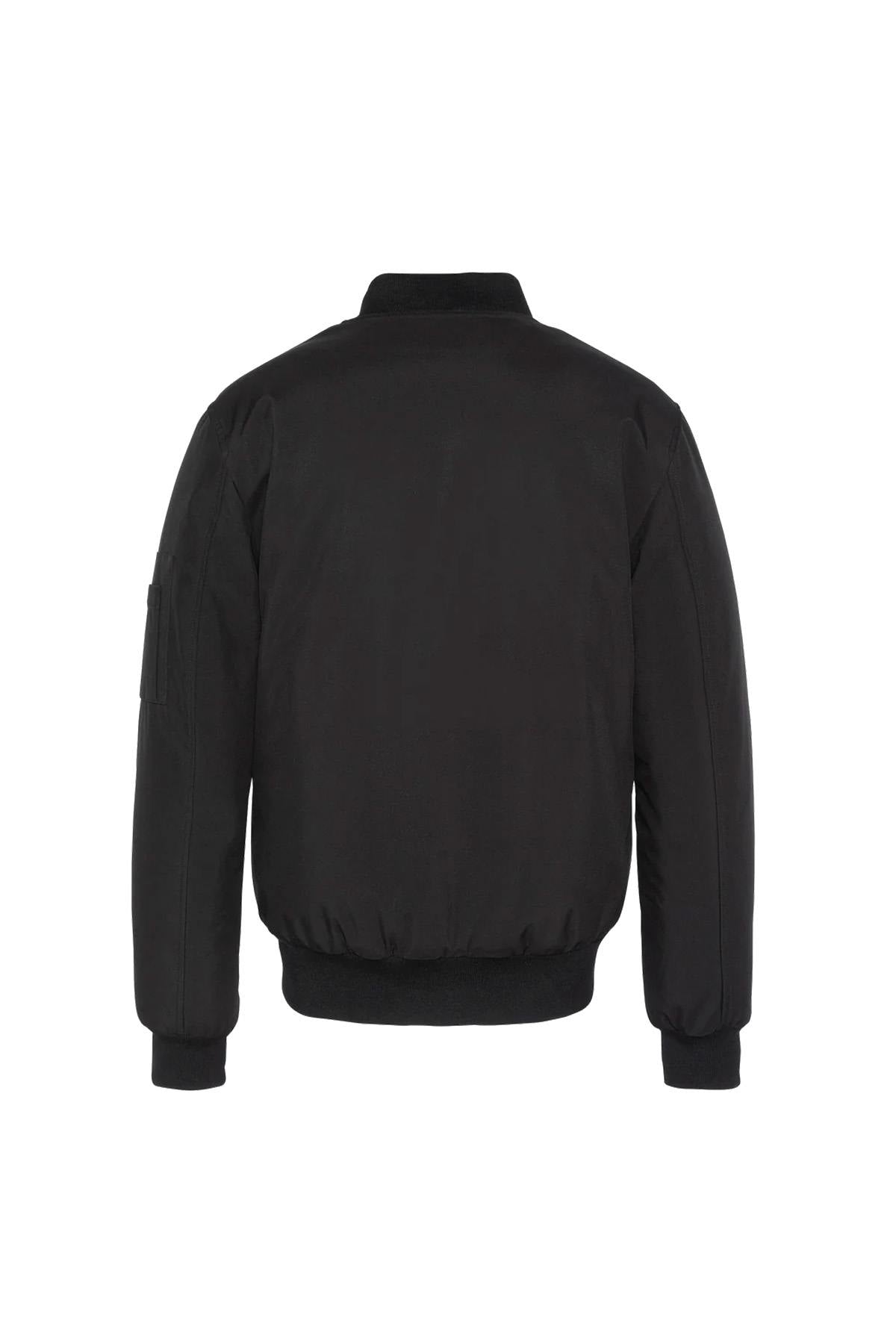 Lightweight black softshell bomber jacket - Image n°8