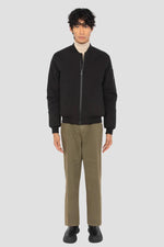 Lightweight black softshell bomber jacket - Image n°9