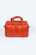 Royal Air Force orange leather travel bag - Image n°2
