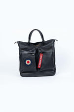 Royal Air Force Black Leather Bag - Image n°1