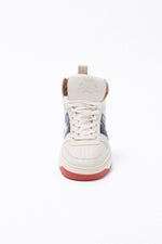 Shelby ecru leather high-top sneakers - Image n°6