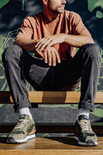 Khaki and orange camo trainers - Image n°6