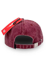 Purple cotton cap with embroidered skull logo - Image n°4