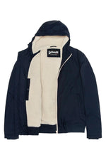 Navy blue multi-pocket parka - Image n°10