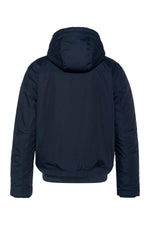 Navy blue multi-pocket parka - Image n°7
