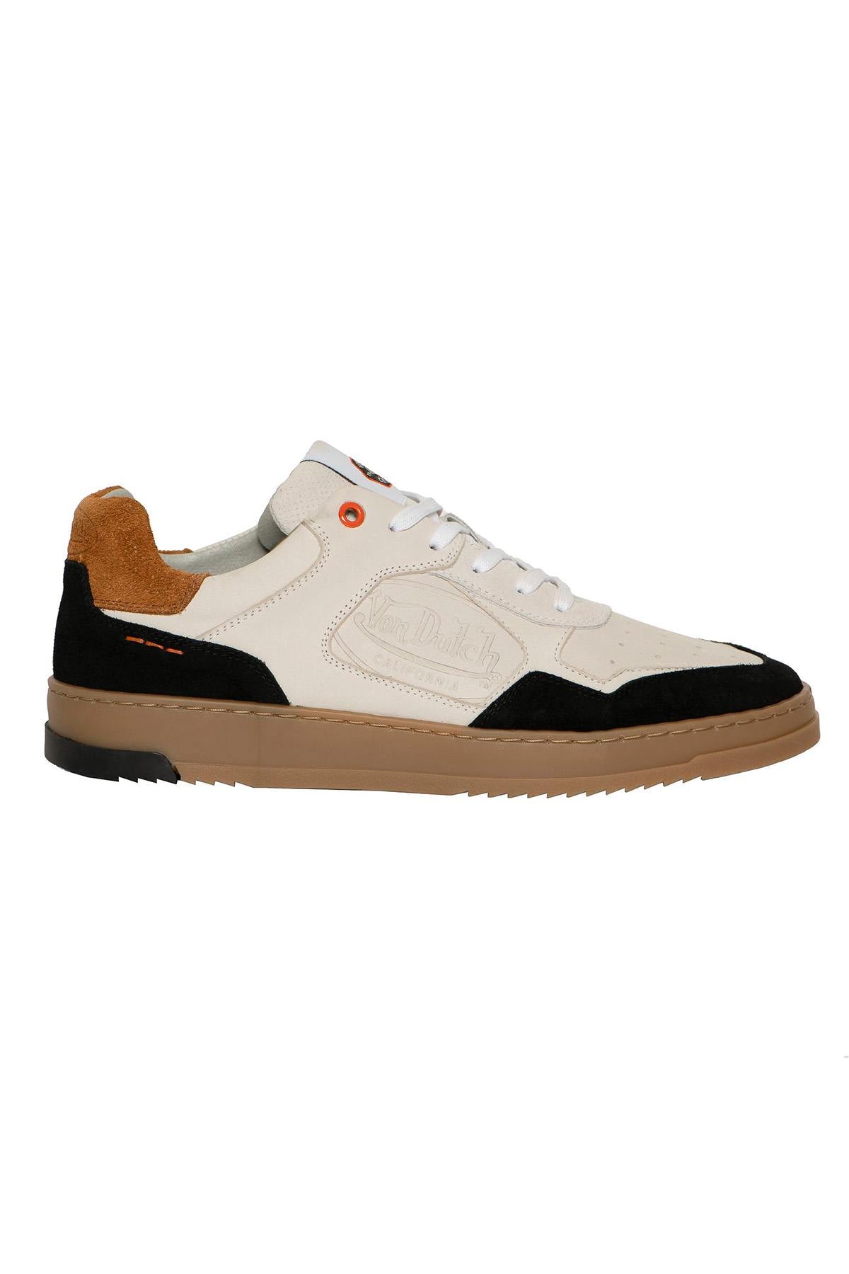 Von Dutch Men's Black and Beige Sneakers - Image n°1