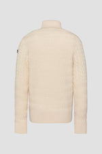 Off-white cable knit turtleneck sweater - Image n°4