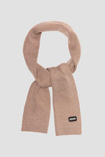Taupe Milano knit scarf - Image n°1