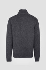 Anthracite zip-up cardigan - Image n°2