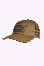 Embroidered olive green cap - Image n°4