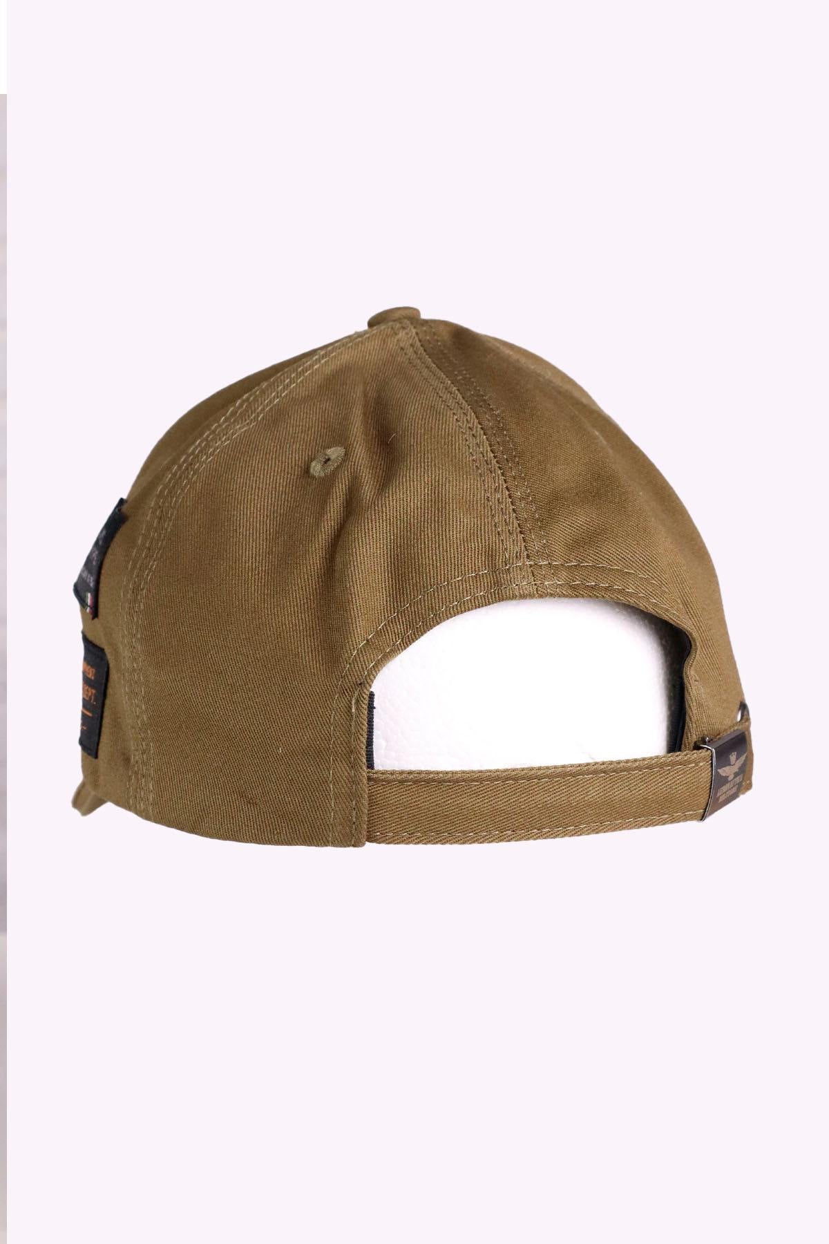 Embroidered olive green cap - Image n°3