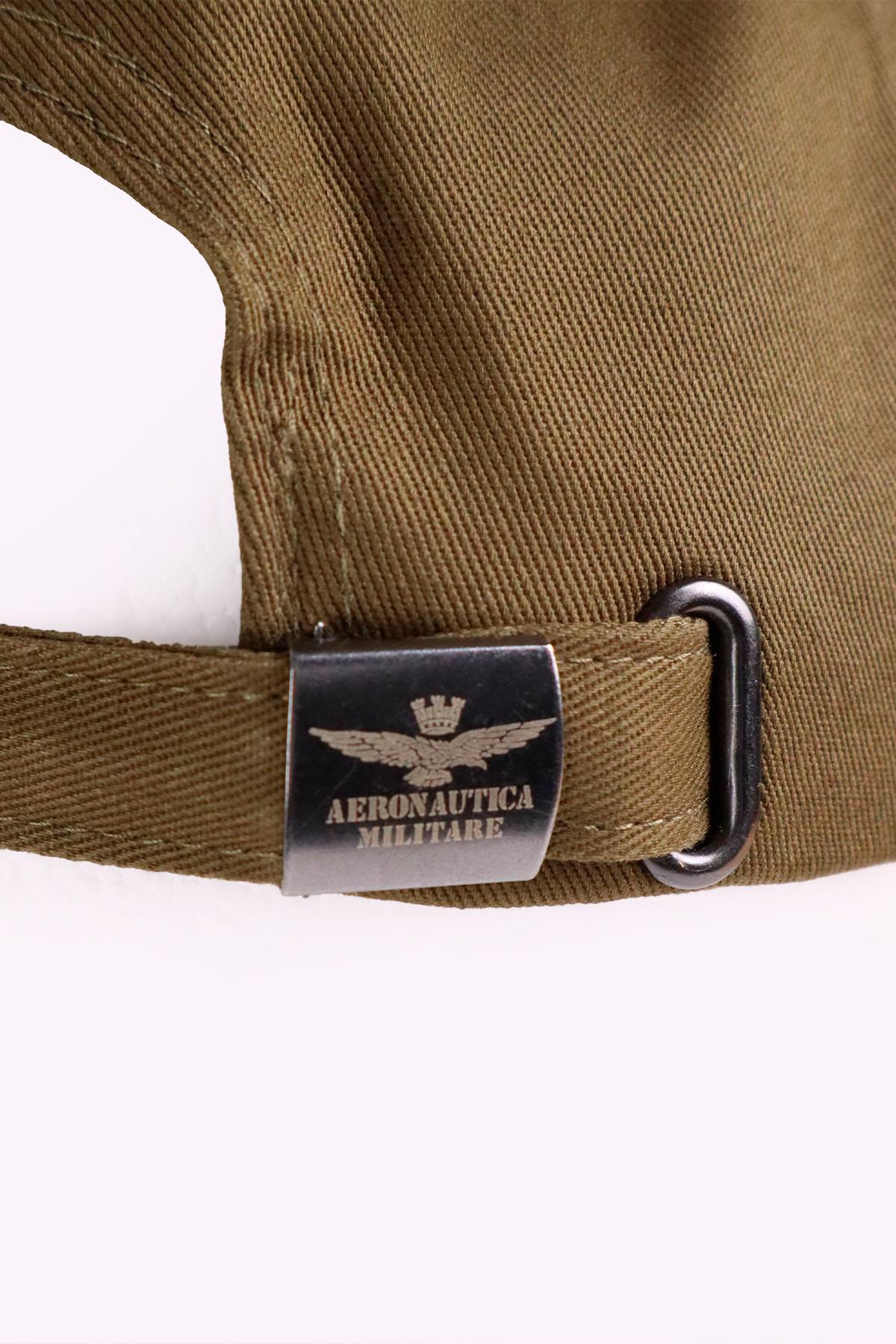 Embroidered olive green cap - Image n°5