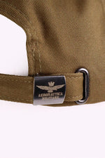 Embroidered olive green cap - Image n°5