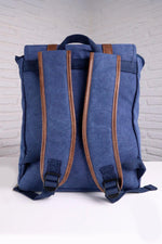 Von Dutch blue textile schoolbag - Image n°2