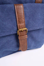 Von Dutch blue textile schoolbag - Image n°5