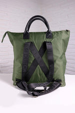 Khaki textile bag with Von Dutch patches - Image n°2