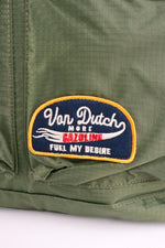 Khaki textile bag with Von Dutch patches - Image n°4