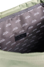 Khaki textile backpack with Von Dutch patches - Image n°5