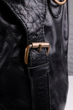 High-end black leather travel bag - Image n°4