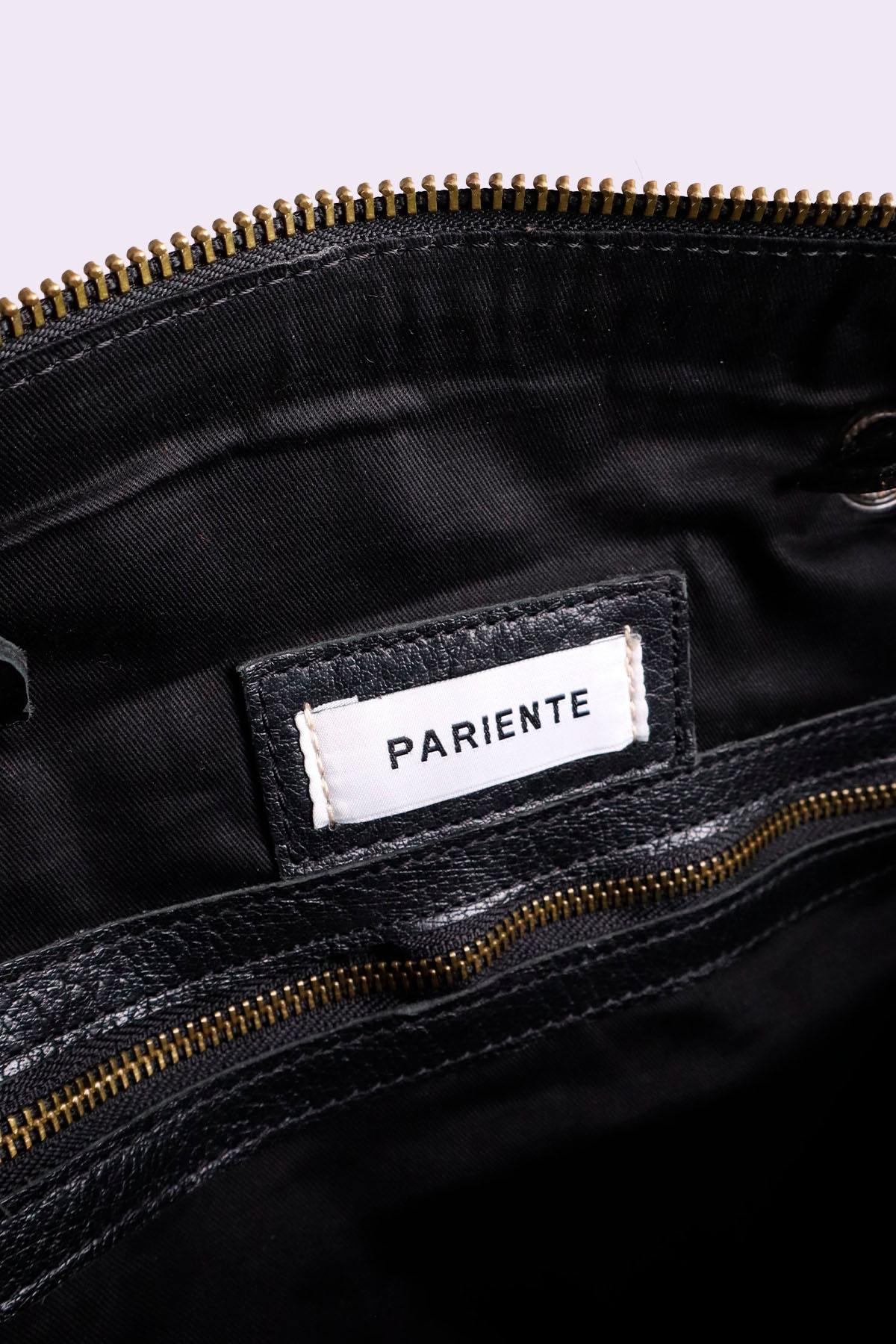 High-end black leather travel bag - Image n°7