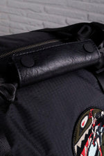 Black sports bag with Von Dutch patches - Image n°6